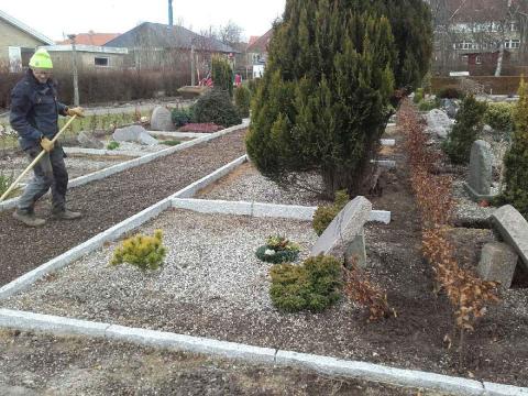 haveanlæg på kirkegård